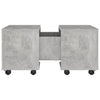 Betongrauer Couchtisch Berla 60x60x38cm (Holz)