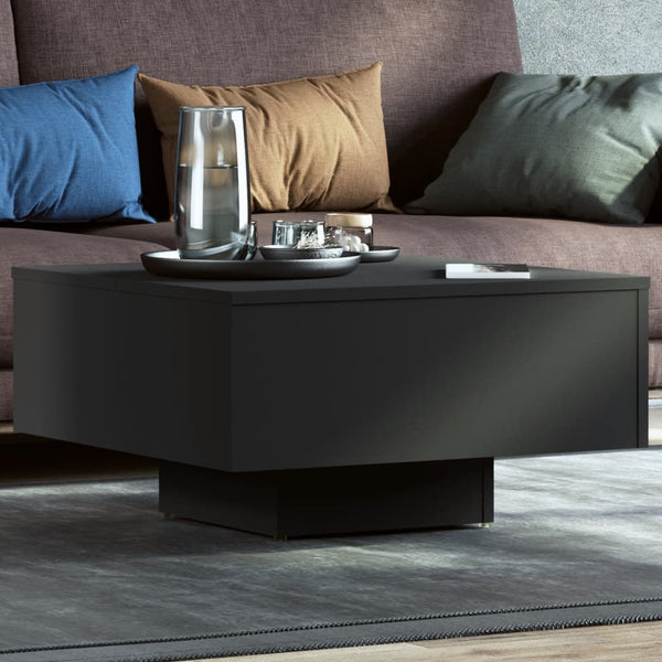 Couchtisch Dorothe Schwarz 60x60x31,5cm (Spanplatte)