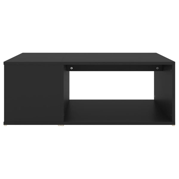 Schwarzer Couchtisch Ohemba 90x67x33cm (Holz)