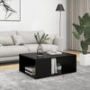 Schwarzer Couchtisch Ohemba 90x67x33cm (Holz)