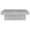 Betongrauer Couchtisch Narcisse 90x90x28cm (Spanplatte)