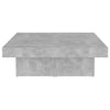 Betongrauer Couchtisch Narcisse 90x90x28cm (Spanplatte)