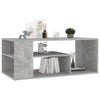 Betongrauer Couchtisch Dani 100x50x40cm (Holz)