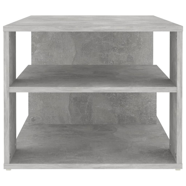 Betongrauer Couchtisch Dani 100x50x40cm (Holz)