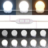 Wandspiegel mit LED-Beleuchtung Georghescu rund Glas