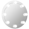Runder Wandspiegel Georghescu mit LED-Beleuchtung