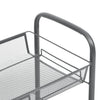 Grauer Küchenwagen Melchior 46x26x64cm (3-lagig, Eisen)