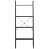 Schwarzes Standregal Erzebet 56x35x140cm (4-etagig)