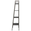 Schwarzes Standregal Erzebet 56x35x140cm (4-etagig)