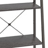 Schwarzes Standregal Erzebet 56x35x140cm (4-etagig)