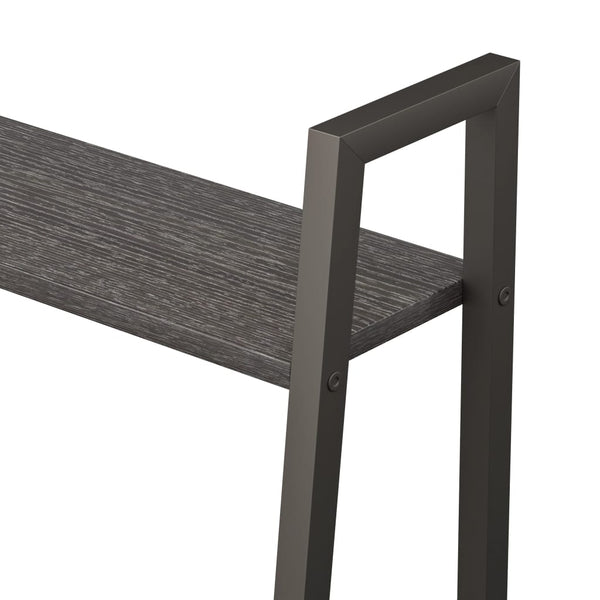 Schwarzes Standregal Erzebet 56x35x140cm (4-etagig)