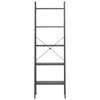Schwarzes Standregal Erzebet 56x35x174cm (5-stöckig)
