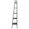 Schwarzes Standregal Erzebet 56x35x174cm (5-stöckig)