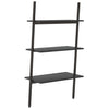 Schwarzes 3-stöckiges schräges Regal Consaant 64x34x116cm