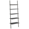 Schwarzes Schrägregal Consaant 64x34x185,5cm (5-lagig)