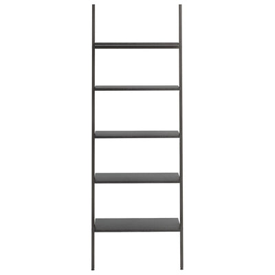 Schwarzes Schrägregal Consaant 64x34x185,5cm (5-lagig)