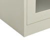 Hellgrauer Büroschrank Ameli 90x40x90cm (Stahl)