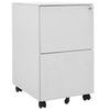 Hellgrauer Archivschrank ist zu transportieren zu Silvia 39x45x67cm (Stahl)