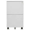Hellgrauer Archivschrank ist zu transportieren zu Silvia 39x45x67cm (Stahl)