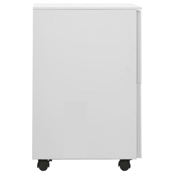 Hellgrauer Archivschrank ist zu transportieren zu Silvia 39x45x67cm (Stahl)