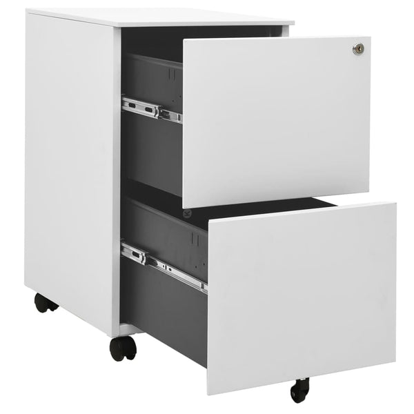 Hellgrauer Archivschrank ist zu transportieren zu Silvia 39x45x67cm (Stahl)