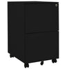 Schwarzer Aktenschrank (Stahl) 39x45x67cm zu Silvia bringen