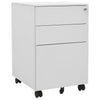 Hellgrauer Archivschrank verschiebbar Carey 39x45x60cm (Stahl)
