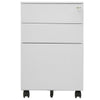 Hellgrauer Archivschrank verschiebbar Carey 39x45x60cm (Stahl)