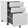 Hellgrauer Archivschrank verschiebbar Carey 39x45x60cm (Stahl)