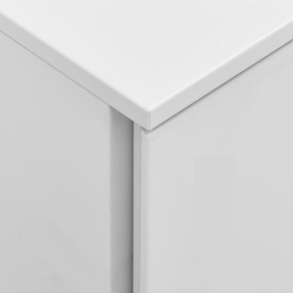 Hellgrauer Archivschrank verschiebbar Carey 39x45x60cm (Stahl)