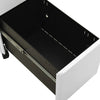 Hellgrauer Archivschrank Laviniu, mobil, 30x45x59cm (Stahl)