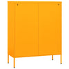 Senfgelber Lagerschrank Sechif 80x35x101,5cm (Stahl)