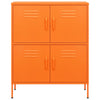 Oranssi varastokaappi Sechif 80x35x101,5cm (teräs)