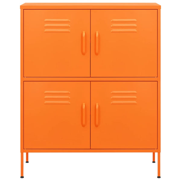 Oranssi varastokaappi Sechif 80x35x101,5cm (teräs)