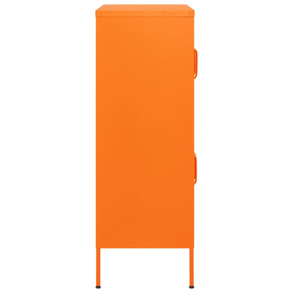 Oranssi varastokaappi Sechif 80x35x101,5cm (teräs)
