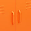 Oranssi varastokaappi Sechif 80x35x101,5cm (teräs)