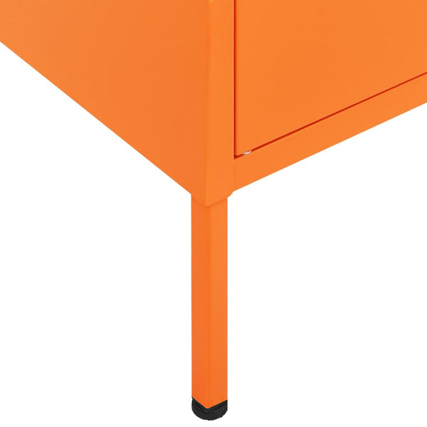 Oranssi varastokaappi Sechif 80x35x101,5cm (teräs)
