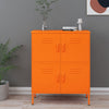 Oranssi varastokaappi Sechif 80x35x101,5cm (teräs)