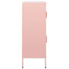 Pinkfarbener Lagerschrank Sechif 80x35x101,5cm (Stahl)