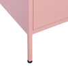 Pinkfarbener Lagerschrank Sechif 80x35x101,5cm (Stahl)