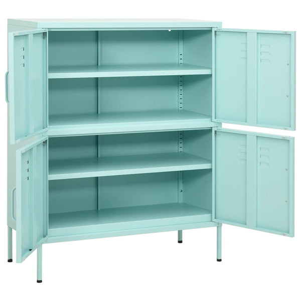 Minttu Lagerschrank Sechif 80x35x101,5cm (Stahl)