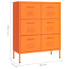 Orange Kommode Sivestru 80x35x101,5cm (Stahl)