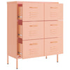 Pinkki lipasto Sivestru 80x35x101,5cm (teräs)
