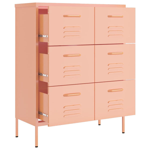 Pinkki lipasto Sivestru 80x35x101,5cm (teräs)
