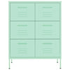 Stahlkommode Minze Sivestru 80x35x101,5cm