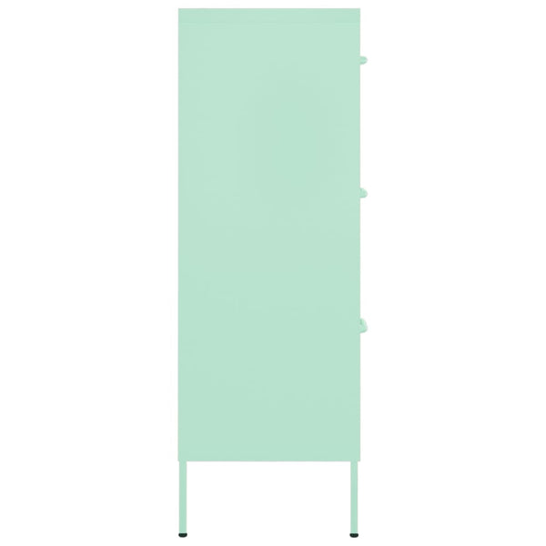 Stahlkommode Minze Sivestru 80x35x101,5cm