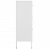 Weiße Kommode Sivestru 80x35x101,5cm (Stahl)
