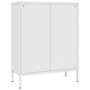 Weiße Kommode Sivestru 80x35x101,5cm (Stahl)