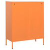 Oranger Vorratsschrank Buzura 80x35x101,5cm (Stahl)