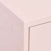 Pinkfarbener Lagerschrank Buzura 80x35x101,5cm (Stahl)